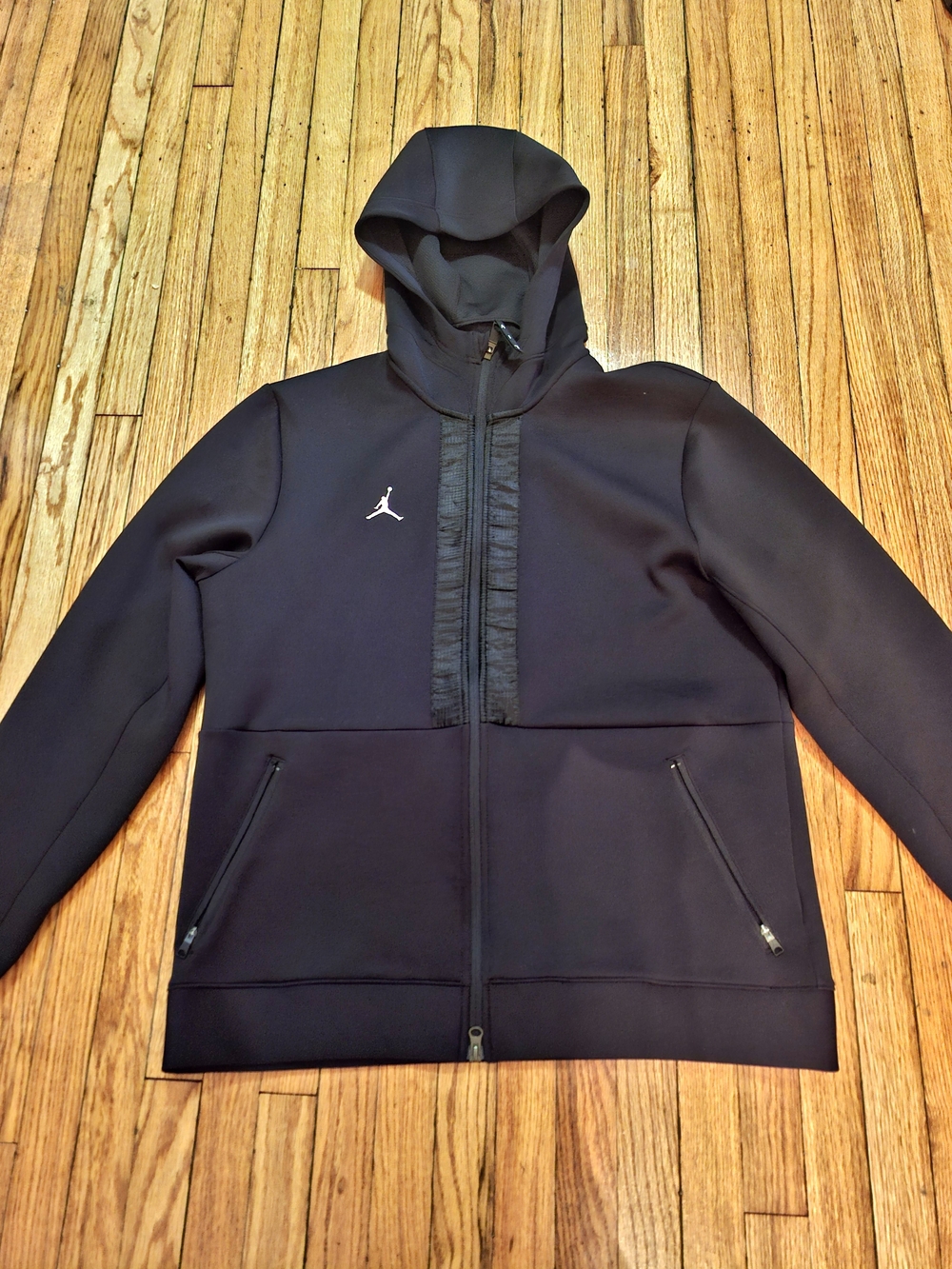 Jordan Men’s Black Hooded Windbreaker Jacket